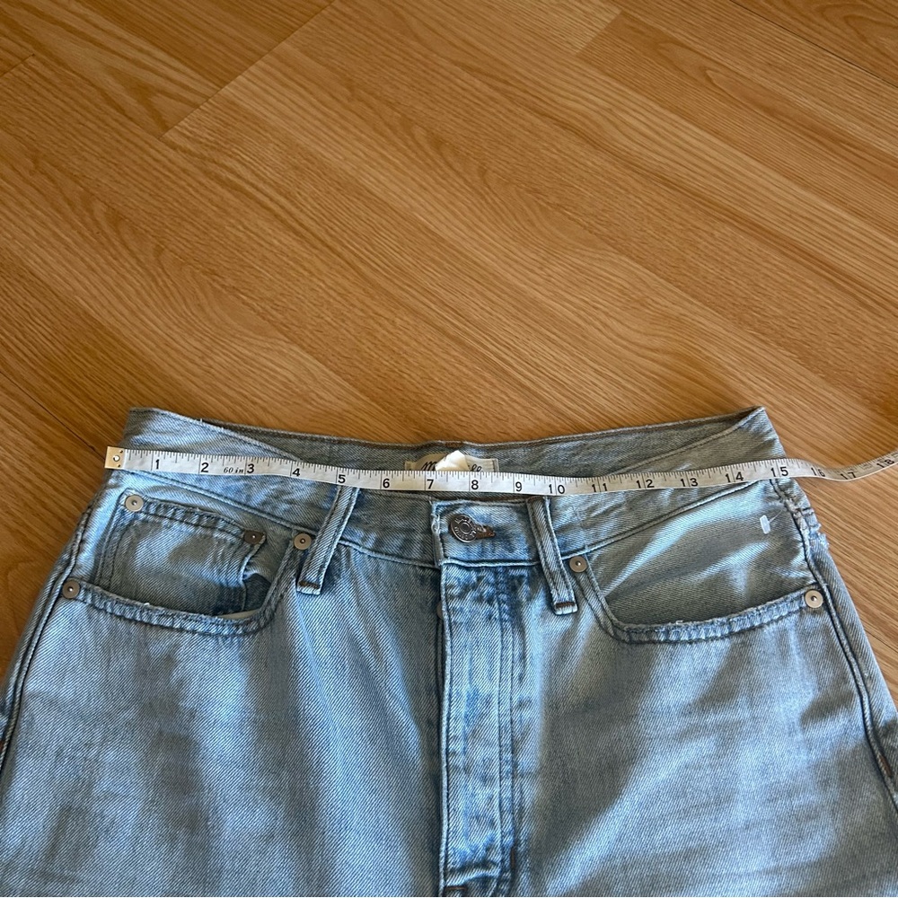 Madewell Button Fly Distressed The Dad Jean Women’s 26 - Picture 7 of 10